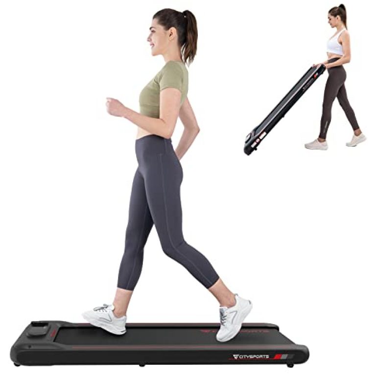 CITYSPORTS Treadmill Ultra Slim Walking Machine with APP — Deals from ...