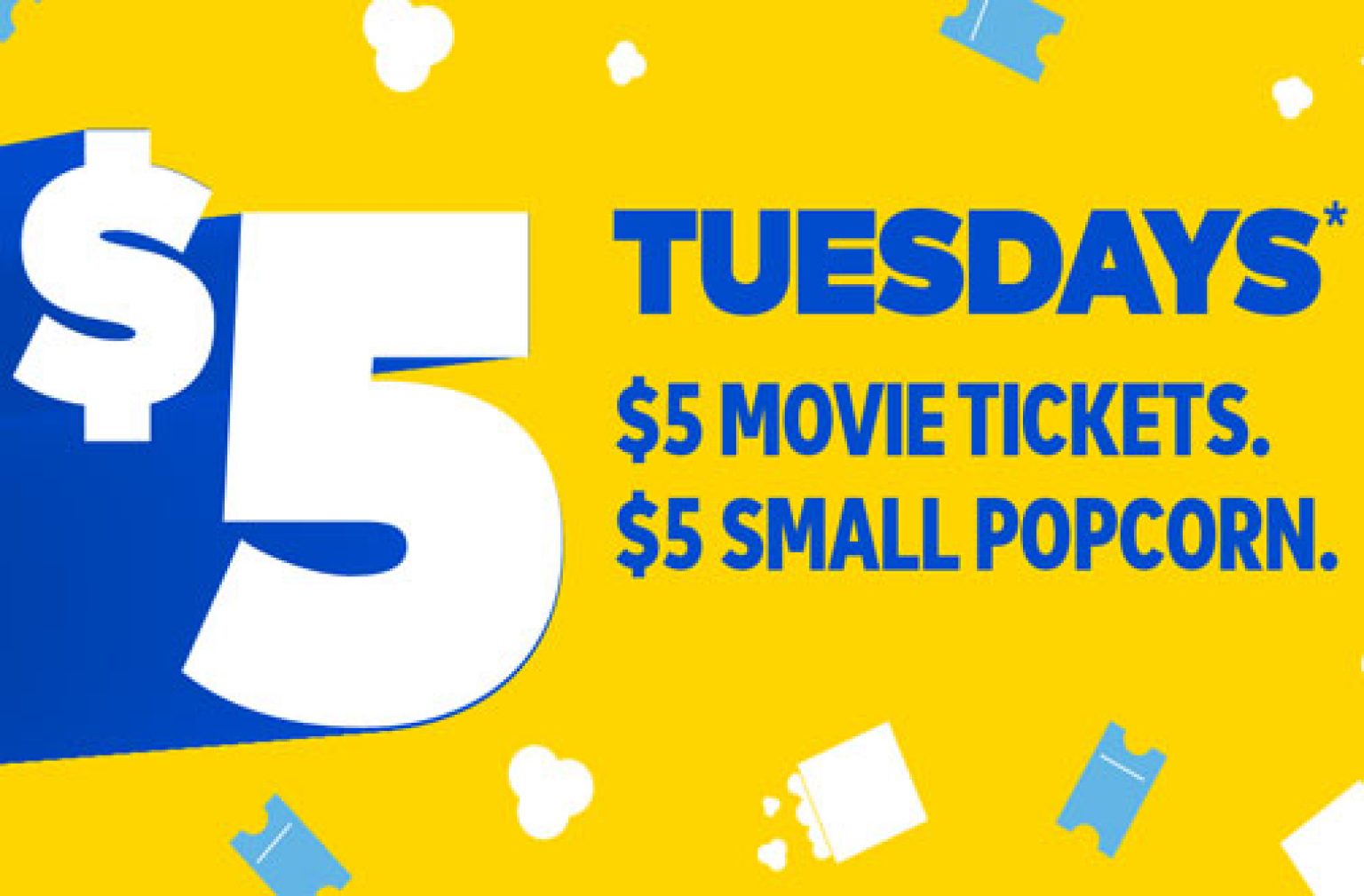 Cineplex 5 Tuesdays — Deals from SaveaLoonie!