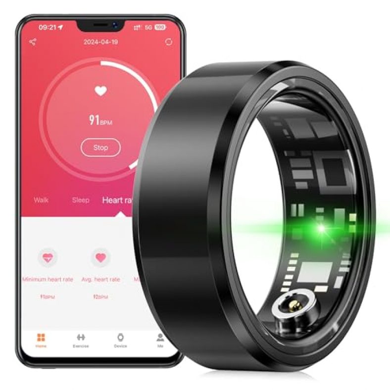 mingwear Smart Ring Health Fitness Tracker for Men — Deals from ...