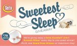 Serta Sweetest Sleep Giveaway