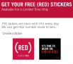 Free (RED) Sticker Request