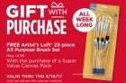 Michael’s Free Brush Set