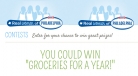 Enter to Win Groceries For A Year