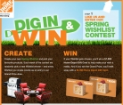 Home Depot – Spring Wish List Contest