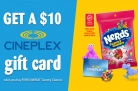 Nerds Promotion | $10 Cineplex Gift Card