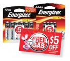 Energizer Gas Card Offer