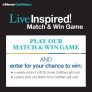 Home Outfitters Live Inspired Match & Win Game