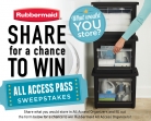 Rubbermaid All Access Pass Sweepstakes