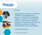 Check Your Emails – Nexcare Confirmations Are Out