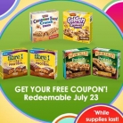 REMINDER – General Mills Snack Bars FPC Tomorrow