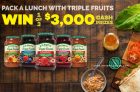 ED Smith Pack a Lunch with Triple Fruits Sweepstakes + Coupon