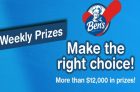 Ben’s Bakery Make the Right Choice Contest