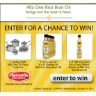 Hansells Alfa One Rice Bran Oil Sweepstakes