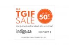 Indigo TGIF Sale