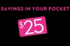 Reitmans $25 Saving in your Pocket