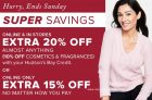 Hudson’s Bay Super Savings Weekend