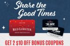 Red Lobster Coupons, Discounts & Specials in Canada 2024 | Holiday Gift Card Offer