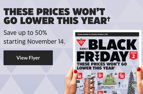 Canadian Tire Early Black Friday Deals 2024 | Early Black Friday Week 2