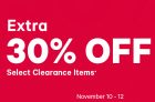 Joe Fresh – Extra 30% off Clearance + 20,000 PC Points