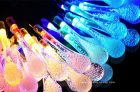 Water Drop Solar String Lights