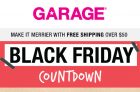 Garage Black Friday Countdown Deals