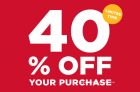 GAP 40% Off Coupon Code