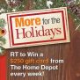 Home Depot Gift Card Giveaway