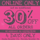 Ardene – 30% Off Online Orders