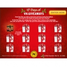 VH 12 Days of Giveaways