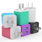 6Pack USB Wall Charger, 2.4A Dual USB Port Cube