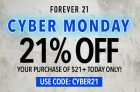 Forever 21 Cyber Monday Sale