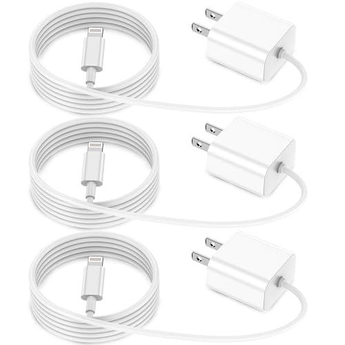 iPhone Charger Fast Charging 6 ft 3-Pack