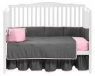 Solid Reversible Crib Bedding Set from BabyDoll