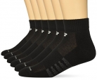 New Balance Men’s Core Cotton 6 Pack Quarter Socks