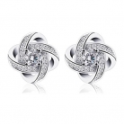 B.Catcher Earrings for Woman Silver Earrings Studs Cubic Zirconia Gemini Sets