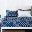 Bedsure Quatrefoil Printed Bed Queen Sheet Set