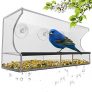 Acrylic Window Bird Feeder