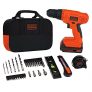 BLACK + DECKER 20V Lithium Drill/Driver Project Kit