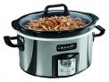 Crock-Pot Oval Programmable Slow Cooker, 4 Quart, Stainless