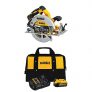 DEWALT 20V MAX* 7-1/4-Inch Circular Saw with Brake and 20V MAX 5.0 Ah Battery Charger Kit