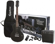 Epiphone Guitar Pack Series Electric Guitar Player Pack, Ebony