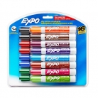 Expo Low-Odor Dry Erase Markers, Chisel Tip, 16-Pack, Assorted