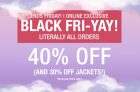 Garage Clothing Black Friday Sale