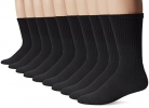 Gildan mens standard Men’s Crew Socks (10 Pair Pack)