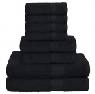 GLAMBURG Ultra Soft 8-Piece Towel Set