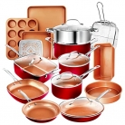 Gotham Steel Cookware + Bakeware Set, 20 Piece