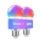 Govee Smart Light Bulbs, WiFi & Bluetooth Color Changing Light Bulbs, 2 Pack