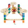 Hape Quadrilla Wooden Marble Run Construction – Vertigo – Quality Time Playing Together Wooden Safe Play – Smart Play for Smart Families