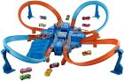 Hot Wheels Criss Cross Crash Motorized Track Set