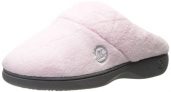 Isotoner Women’s Classic Mixed Microterry Hoodback Slippers